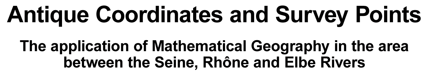Antique Coordinates and Survey Points
